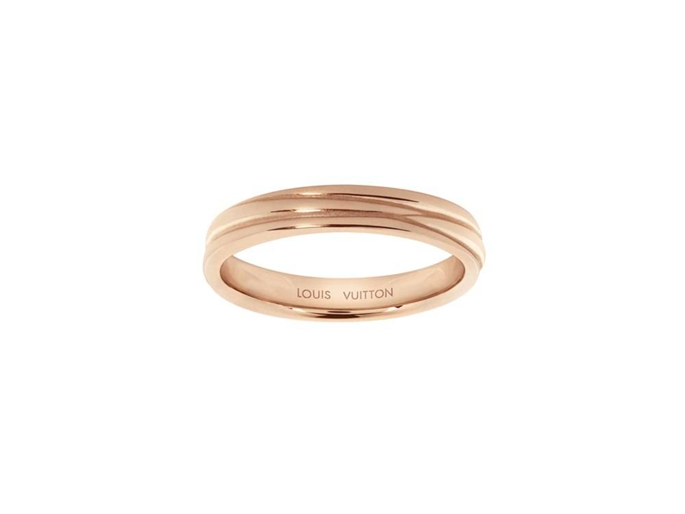 Monogram Sun diamond ring in rose gold, Louis Vuitton