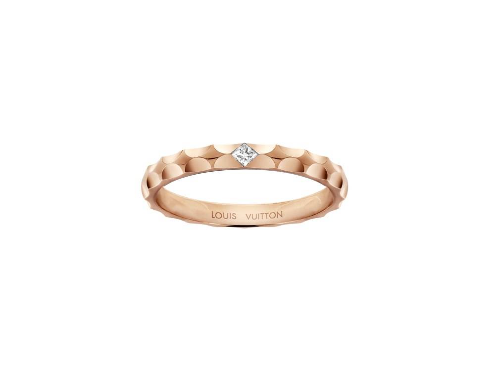 Monogram Infini Engagement Ring, White Gold And Diamond