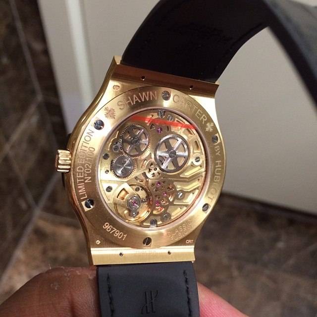 18K Yellow Gold Shawn Carter by Hublot Watch Jay-Z gave to Robinson Cano  Splash