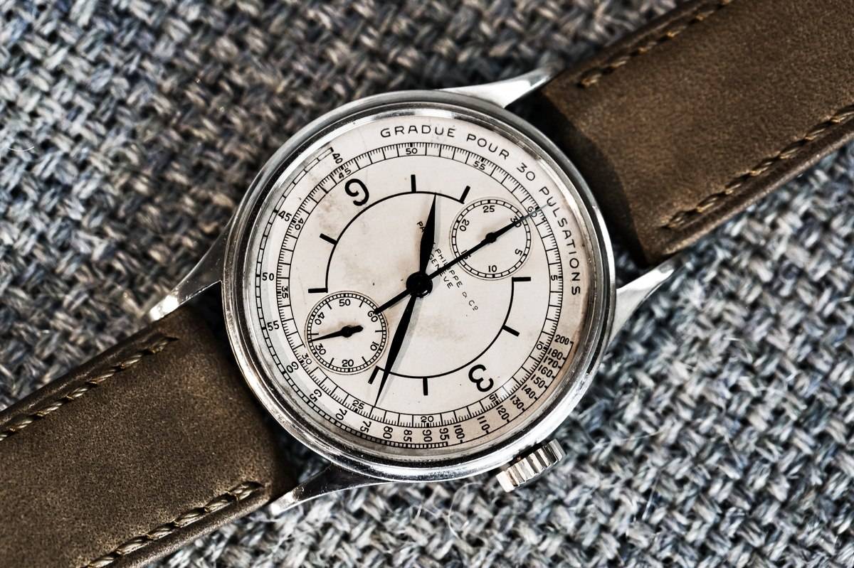 Patek Philippe Ref 130 The Doctor's Single Button Chronograph Watch Phillips Auction One