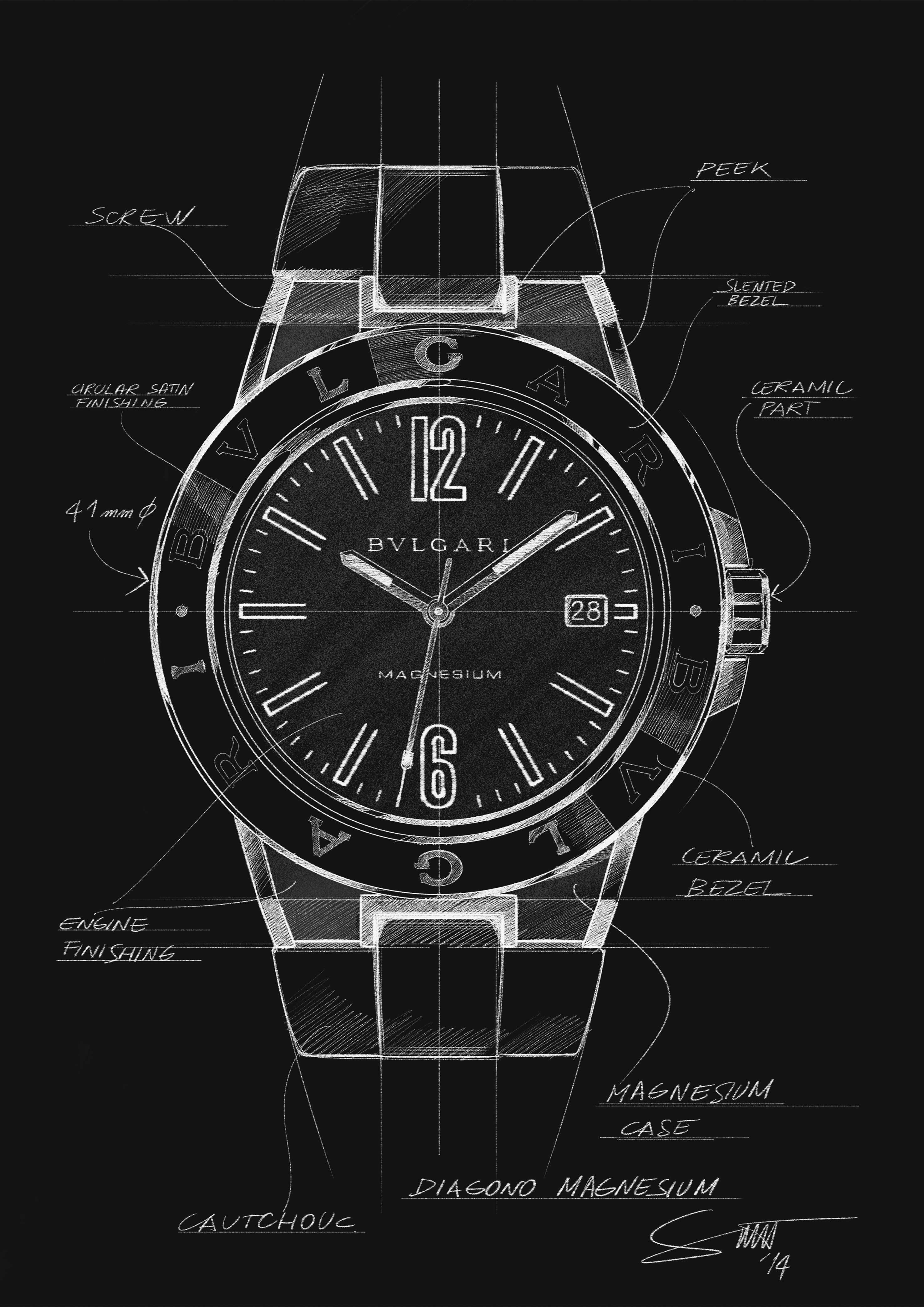 bvlgari watch designer
