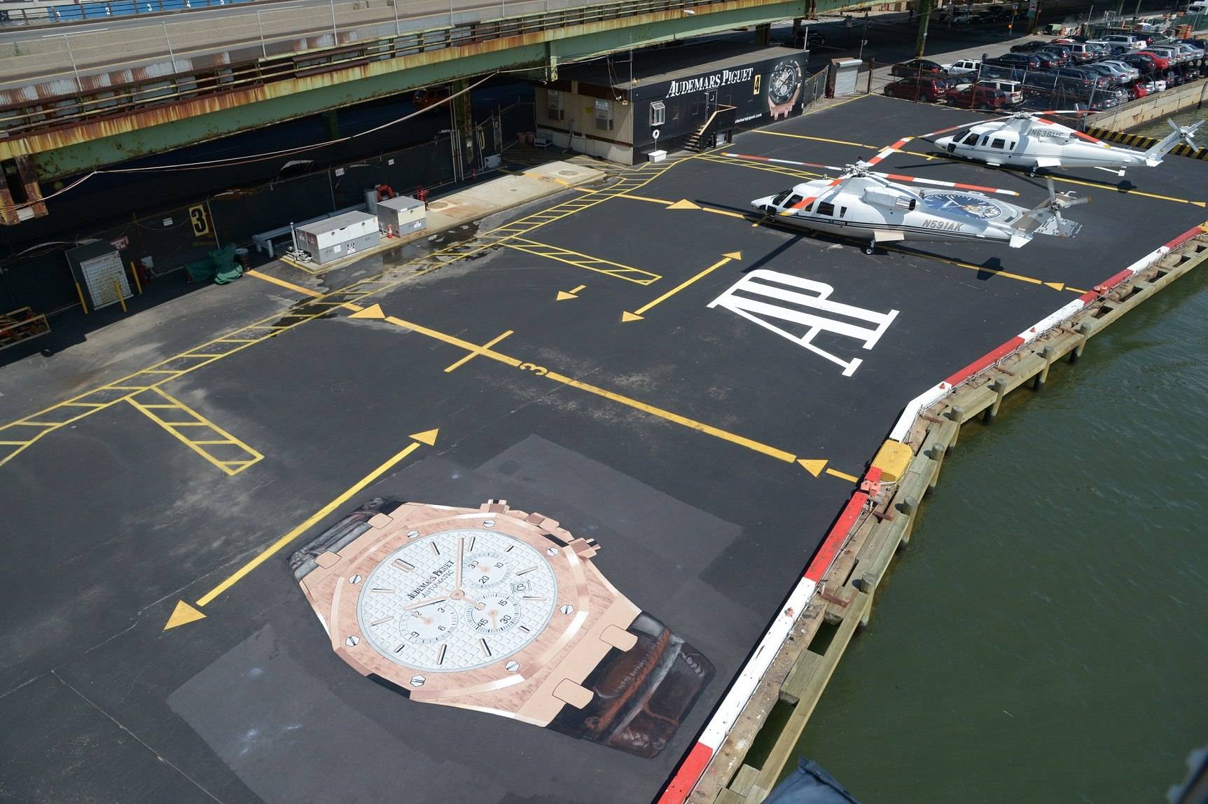 Audmers Piguet Dominates Manhattan s 34th Street Heliport Hautetime