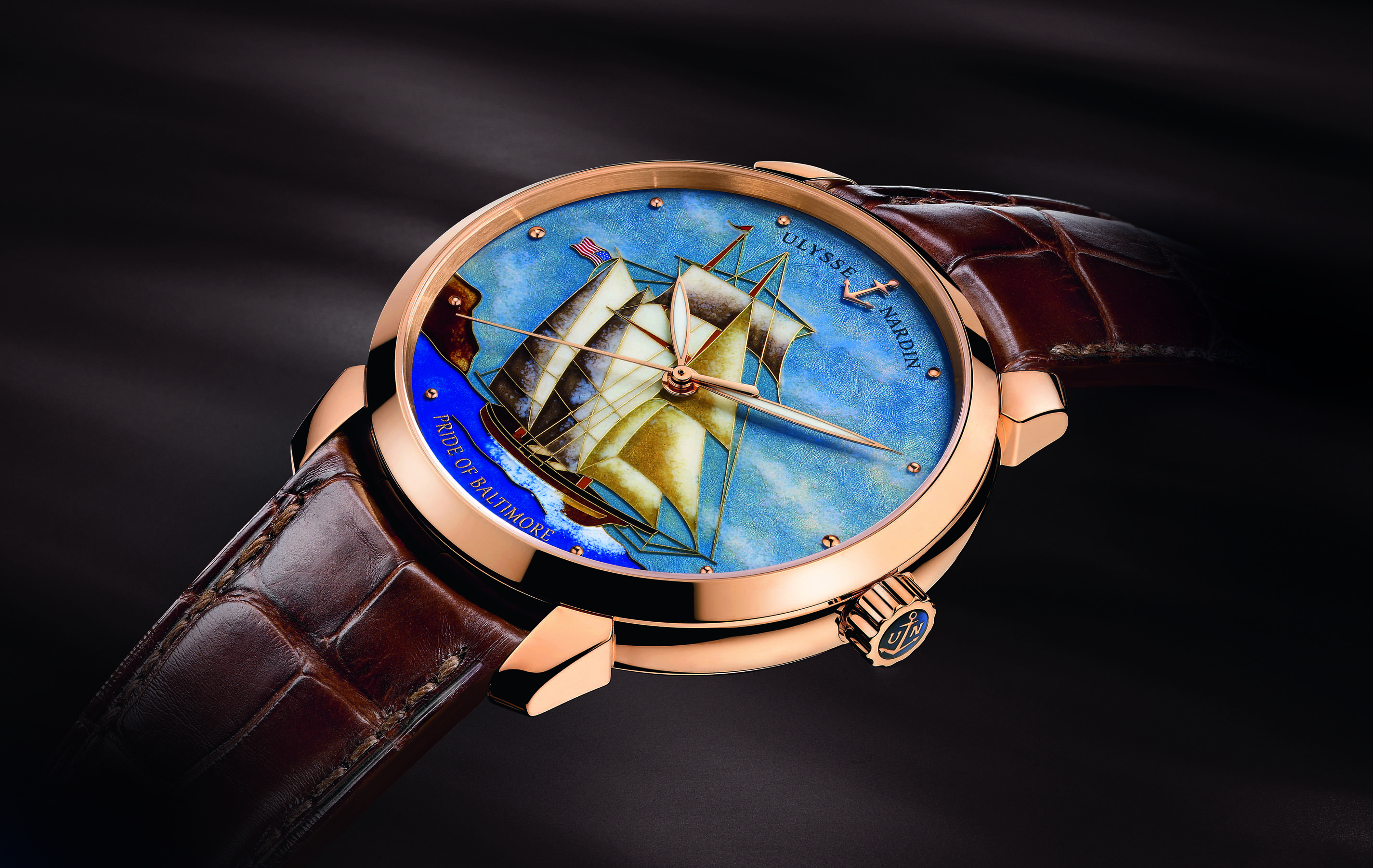 Ulysse Nardin Unveils Pride of Baltimore Classico Cloisonn