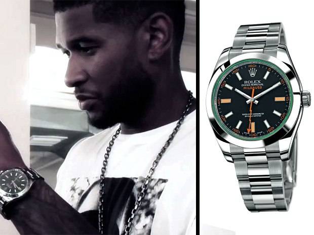 Usher Spotted Wearing Rolex Milgauss Haute Time