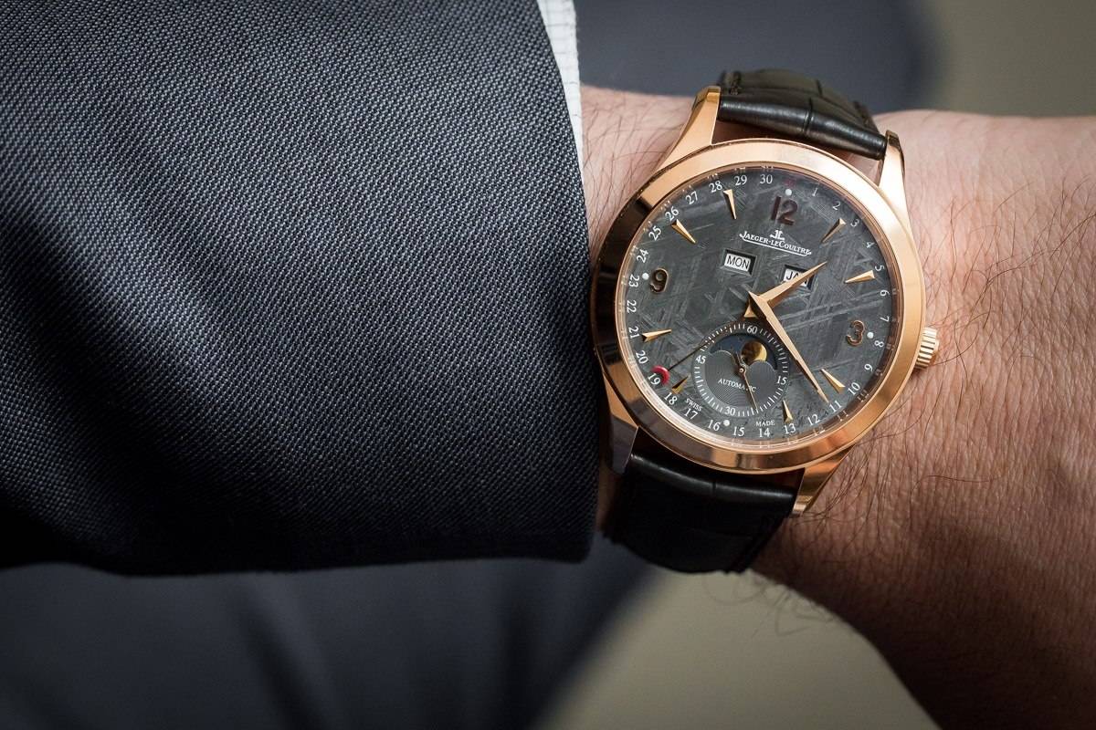 SIHH 2015 Jaeger LeCoultre Adds Meteorite Dial To Master Calendar