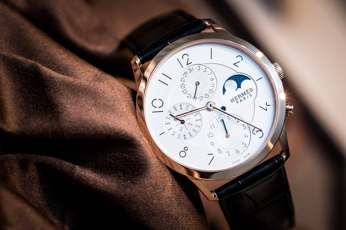 Hands On The New Hermès Slim d’Hermès Perpetual Calendar Watch