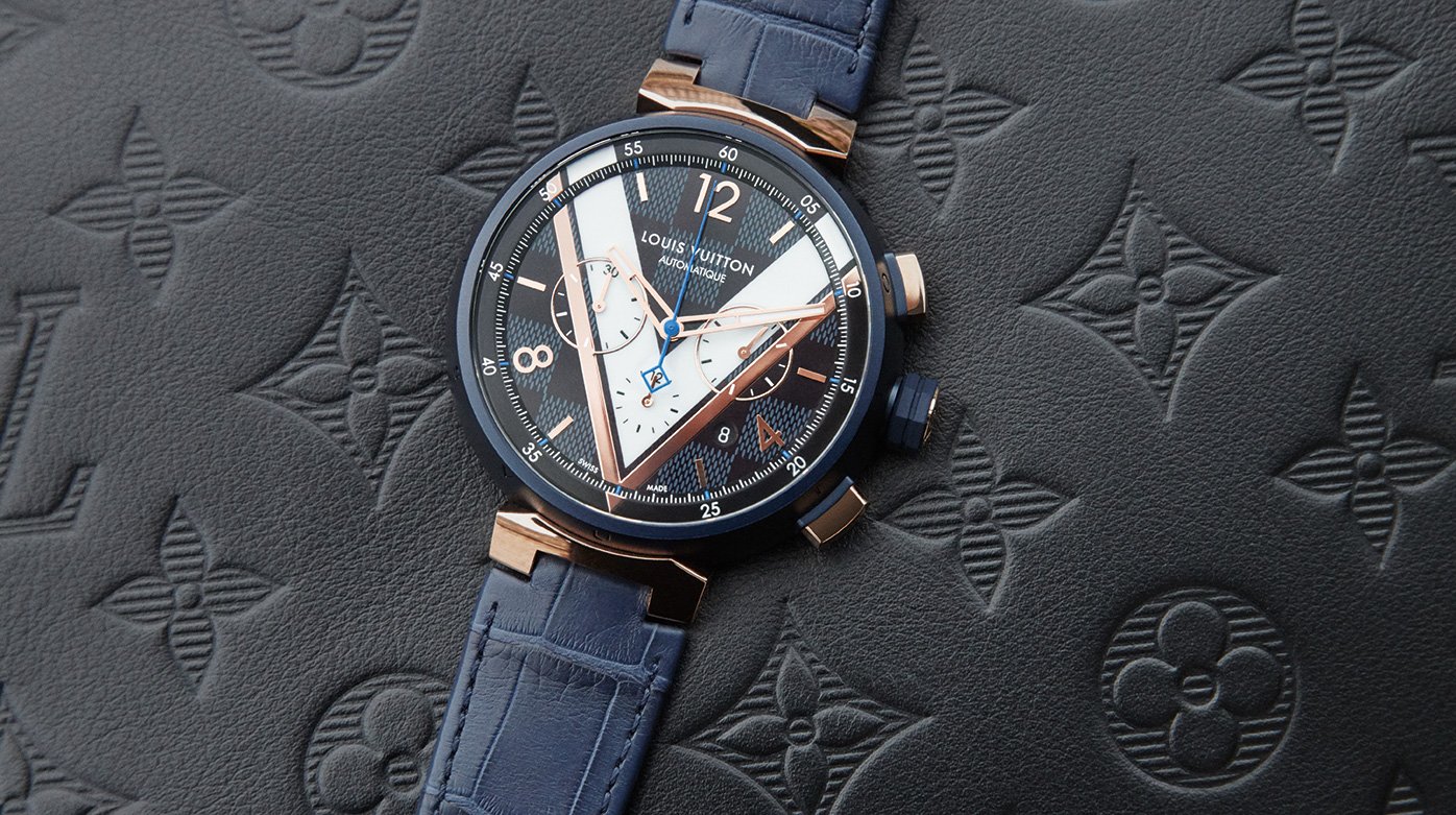 Louis Vuitton Damier Canvas Tambour Watch Strap