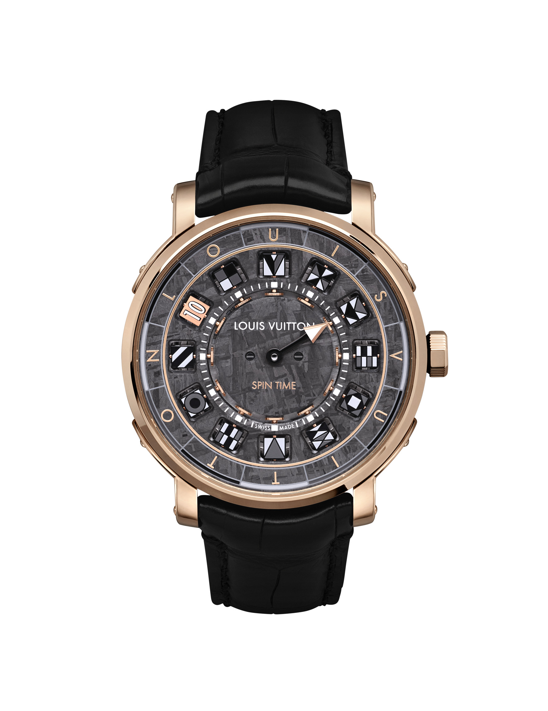 Escale Spin Time watch in rose gold, Louis Vuitton